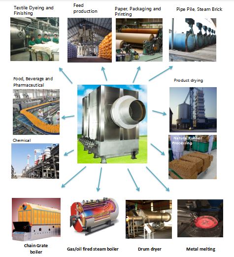 Anwendungen für Biomassebrenner biomass burner applications